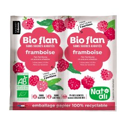 Budinca de zmeura bio, 2 bucati x 5g, Nat-Ali