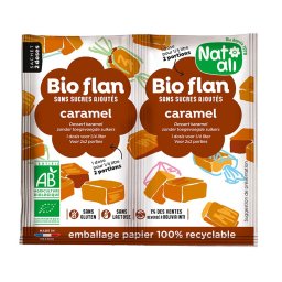 Budinca de caramel bio, 2 bucati x 5g, Nat-Ali