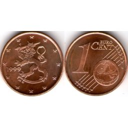 Finlanda 1999 - 1 eurocent, necirculata