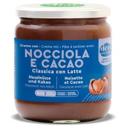Crema BIO clasica, cu alune de padure si lapte Deanocciola