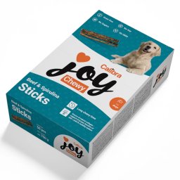 Calibra Joy Dog Chewy Beef & Spirulina Sticks, 700 g