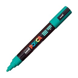 Marker universal UNI PC-5M Posca, 1.8-2.5 mm, verde smarald