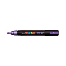 Marker universal UNI PC-5M Posca, 1.8-2.5 mm, violet metalizat