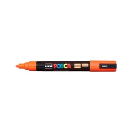 Marker universal UNI PC-5M Posca, 1.8-2.5 mm, portocaliu inchis
