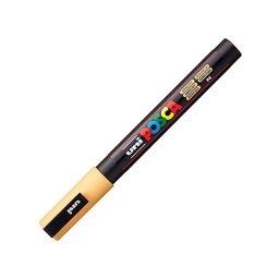 Marker universal UNI PC-5M Posca, 1.8-2.5 mm, portocaliu caisa