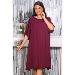 Rochie din Voal Karola Bordo