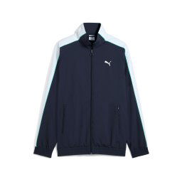 PUMA Hanorac 'T7' bleumarin / turcoaz / alb murdar