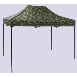 Pavilion de grădină 2x3m - din oțel, Fără pereţi laterali, Camuflaj