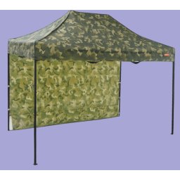 Pavilion de grădină 2x3m - din oțel, 1 perete lateral, Camuflaj