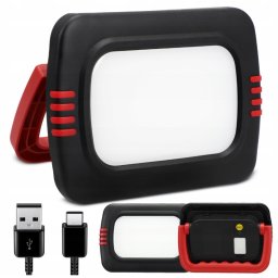 Proiector led cu acumulator 10W 800Lm 6500K