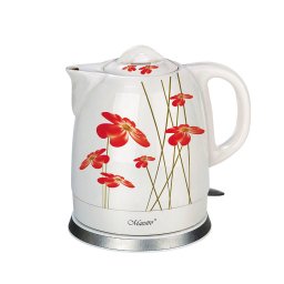 Fierbator Feel-Maestro MR-066-RED FLOWERS electric kettle 1.5 L 1200 W Red, White