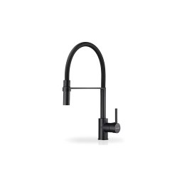 Baterie de chiuvetă cu pipă flexibilă yramis 90939901 SERINA negru mat
