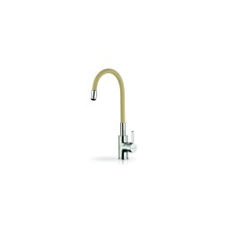 Baterie de chiuvetă cu pipă flexibilă Pyramis 90938101 FLESSI bej