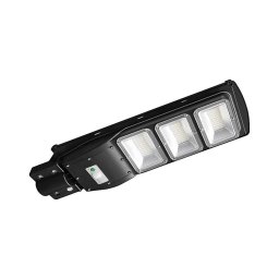 Lampă LED stradală solară dimabilă LED/12W/3,2V 6000K IP65 10000 mAh + telecomandă