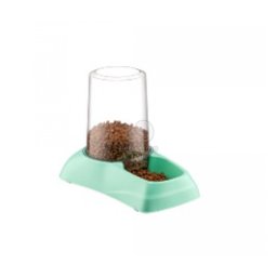 Zoobeedoo Dispenser automat de hrană sau apă, verde 1 buc. - 28,5 x 20 x 21,5 cm