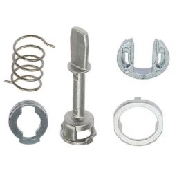 Kit reparatie incuietoare yala usa auto Techstar, compatibil VW Passat B5 Lupo Bora Golf 4 Audi A3 A4 A6, 1996–2005, 5 piese metalice, 3B0837167