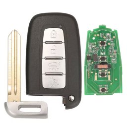 Cheie auto completa si programabila Techstar, compatibila cu Kia Forte, Soul, Rio, Sorento, Optima si Hyundai i30, Sonata, IX35 – 433MHz, chip ID46 PCF7952, lama HYN14