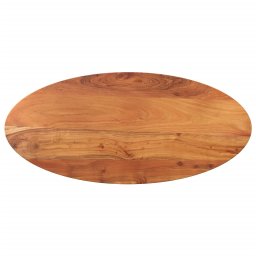 Blat de masa oval, 120x60x3,8 cm, lemn masiv de acacia GartenMobel Dekor
