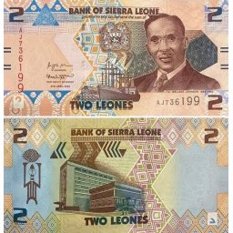Sierra Leone 2022 - 2 leones, necirculata