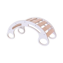 Leagăn multifuncțional Montessori alb/arțar
