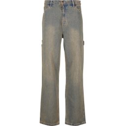 Karl Kani Jeans culoarea pielii / albastru fumuriu / alb