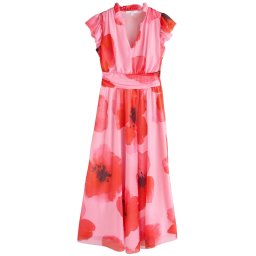 Next Rochie roz / roșu / negru
