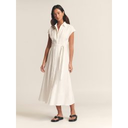 St MRLO Rochie 'HAVEN DRESS' alb
