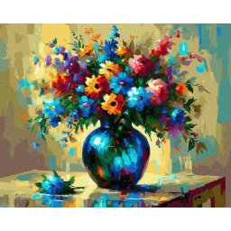 Set pictura pe numere, cu sasiu, Spatiu de calm, 40x50 cm