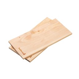 Barbecook BC-SMO-5013 Set de 2 afumătoare din lemn de arin, 30x14x0,4cm