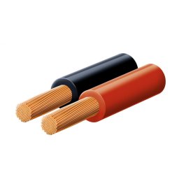 Cablu pentru difuzor, roşu-negru, 2x1,5 mm, 100 m/rolă