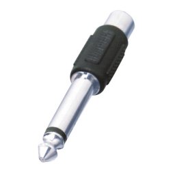 Adaptor audio, mufă mono 6,3 mm - priză RCA