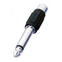 Adaptor audio, mono tata 6,3 mm-RCA mama