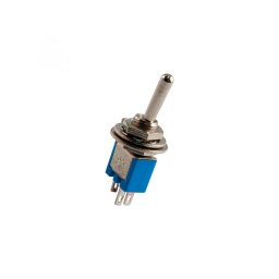 Comutator basculant, 250V, 1 circuit, cu mâner, cu comutare