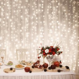 Perdea de lumini cu LED-uri, cu legare în serie, 2x2 m, IP44