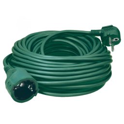 Prelungitor Prelungitor reţea, 10m, verde, 3x1.5mm2