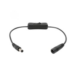 Comutator DC cu mufe, 12V, 2 x cablu de cca. 15 cm