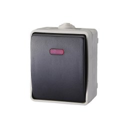 AQUATOP, comutator pe perete, IP 54 gri