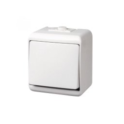 Comutator 1 pol, alb Aquastar