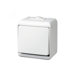 Comutator Aquastar, 2 poli, alb