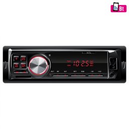 Sistem auto Radio auto BT-FM-USB-SD-AUX, ecran LED rosu