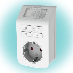 Priză programabilă pentru interior, digital, săptămânal