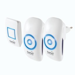 Control acces si accesorii Sonerie fara fir, 2 sonerii, 230 V, 150 m