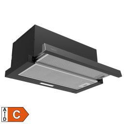 Hota de bucătărie TWISTER 60 cm, Negru