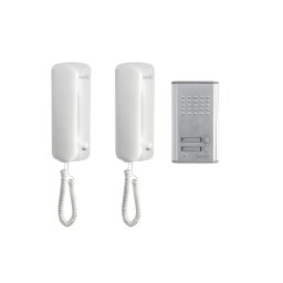 Set interfon de poartă cu fir, 2 apartamente