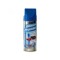 Spray dezgheţare parbriz, cu racletă