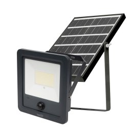 Reflector LED cu panou solar, senzor de miscare