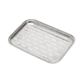 Tavă din oțel inoxidabil pentru grătar, 345×242×25mm