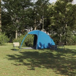 Cort cu acoperis albastru Mediu Poliester si fibra de sticla GartenMobel Dekor