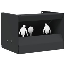 Cutie pentru capcane de bile Negru 29 x 22 x 20 cm Otel GartenMobel Dekor