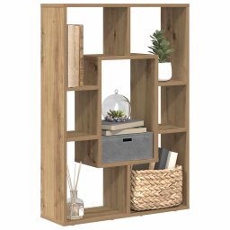 Biblioteca, stejar artizanal, 63x20x90 cm, lemn prelucrat GartenMobel Dekor